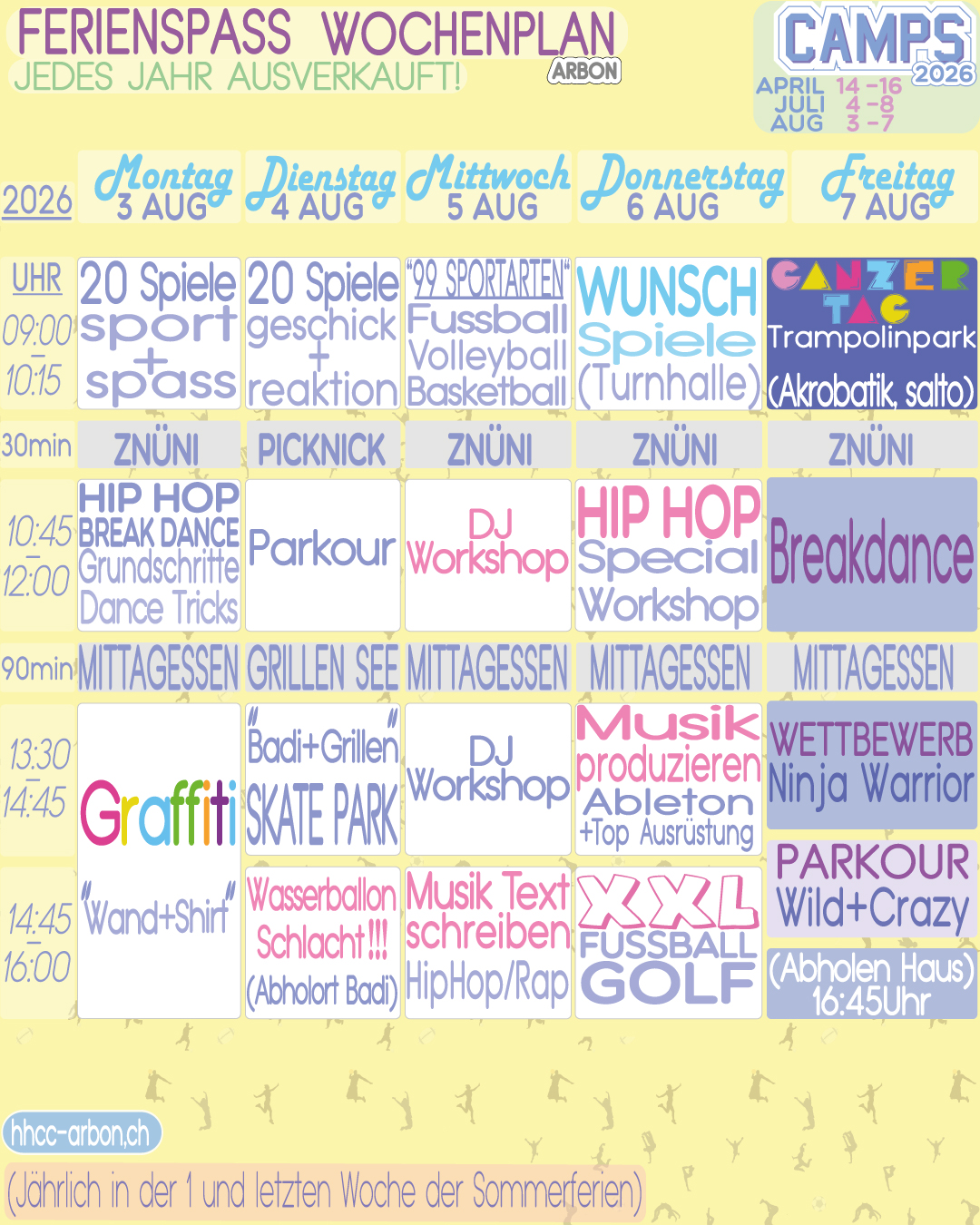 Wochenplan